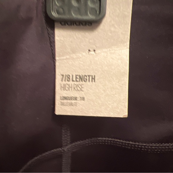 New Adidas Leggings Women’s Large Training Tights 7/8 length Highrise PrimeGreen - Picture 6 of 11